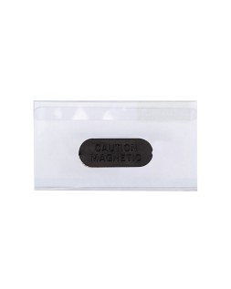 Identificador q-connect kf14137 con clip magnetico apertura superior 40x75 mm