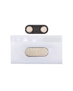 Identificador q-connect kf14137 con clip magnetico apertura superior 40x75 mm