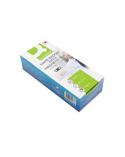 Identificador q-connect kf14137 con clip magnetico apertura superior 40x75 mm