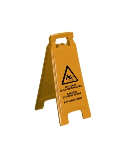 Cartel plastico q-connect señalizacion suelo resbaladizo