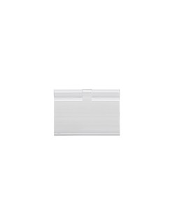 Soporte portaprecios q-connect para ganchos en t etiqueta 39x60mm transparente