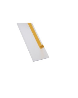 Soporte portaprecios q-connect adhesivo para estanteria etiqueta 40x1000 mm semi-transparente