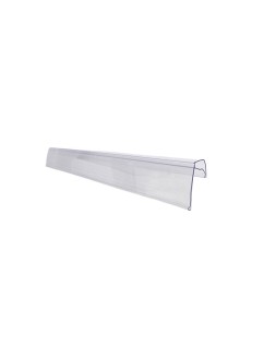 Soporte portaprecios q-connect para estanteria etiqueta 40x1000 mm transparente