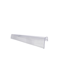 Soporte portaprecios q-connect para estanteria etiqueta 40x1000 mm transparente
