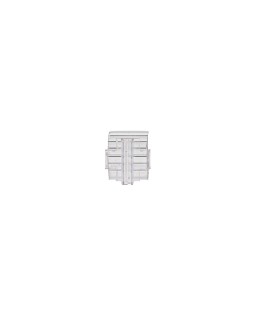 Soporte portaprecios q-connect curvo clip de gran agarre y ajustable para estanteria etiqueta 26x22 mm
