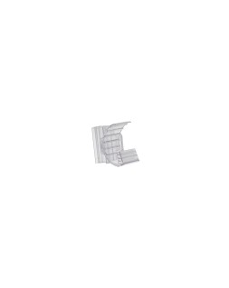 Soporte portaprecios q-connect curvo clip de gran agarre y ajustable para estanteria etiqueta 26x22 mm