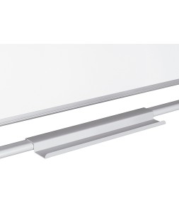 Pizarra blanca q-connect doble cara melamina marco de aluminio 120x90 cm giratoria