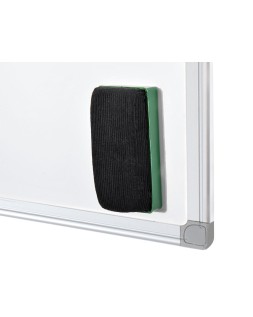 Pizarra blanca q-connect lacada magnetica marco de aluminio 120x90 cm