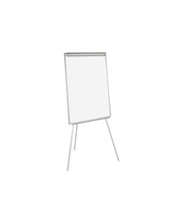 Pizarra blanca q-connect con tripode 90x60x195cm para convenciones superficie laminada escritura directa