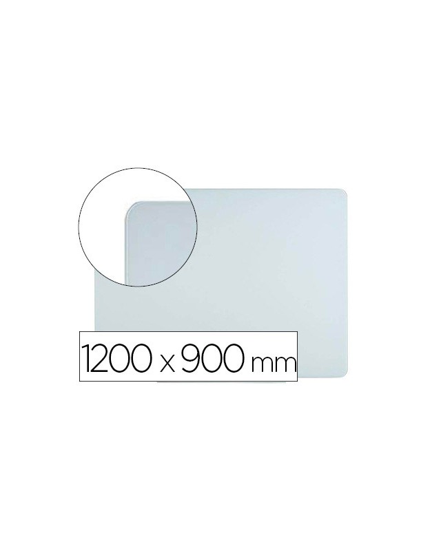 Pizarra blanca bi-office cristal magnetica 1200x900 mm