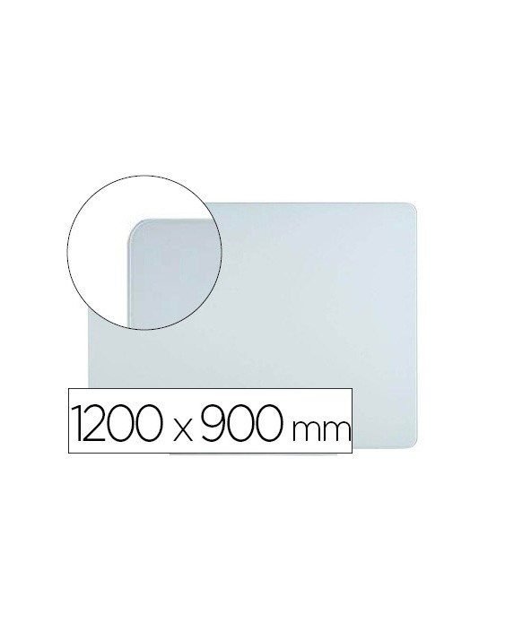 Pizarra blanca bi-office cristal magnetica 1200x900 mm