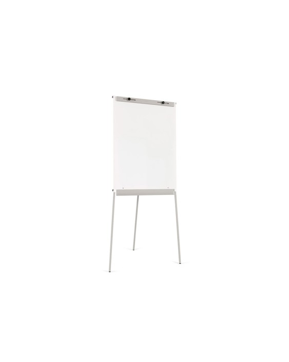 Pizarra blanca rocada con tripode para conferencias magnetica lacada brazo extensible 68x104 cm altura