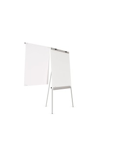 Pizarra blanca rocada con tripode para conferencias magnetica lacada brazo extensible 68x104 cm altura