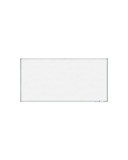 Pizarra blanca rocada acero vitrificado magnetico marco aluminio y cantoneras pvc 240x120 cm incluye bandeja
