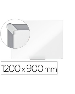 Pizarra blanca nobo nano clean ip pro lacada magnetica 1200x900 mm