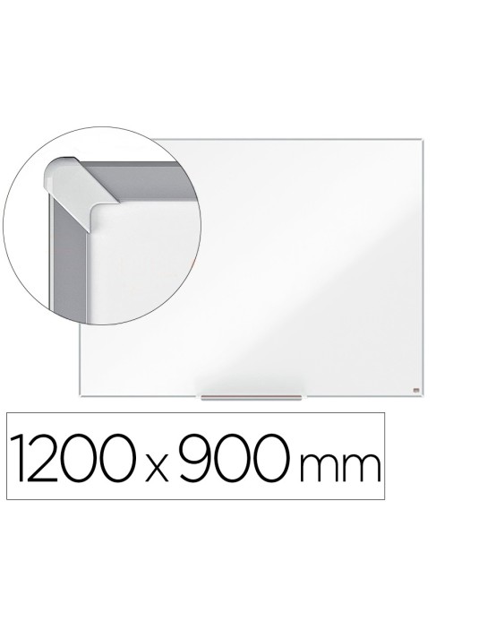 Pizarra blanca nobo nano clean ip pro lacada magnetica 1200x900 mm