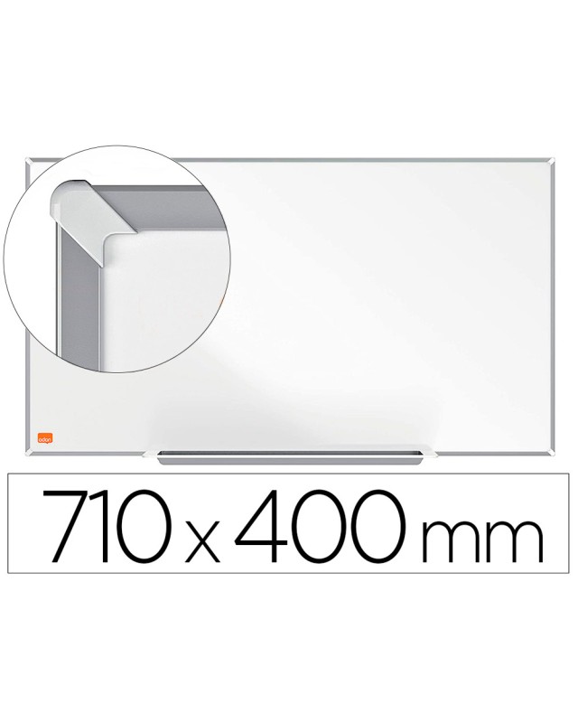Pizarra blanca nobo ip pro 32" lacada magnetica 710x400 mm