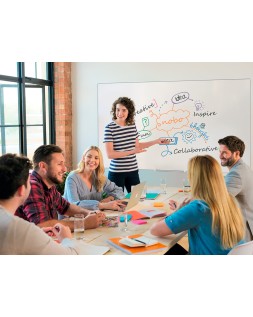 Pizarra blanca nobo ip pro 32" lacada magnetica 710x400 mm