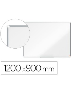 Pizarra blanca nobo premium plus melamina 1200x900 mm