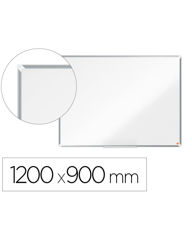Pizarra blanca nobo premium plus melamina 1200x900 mm