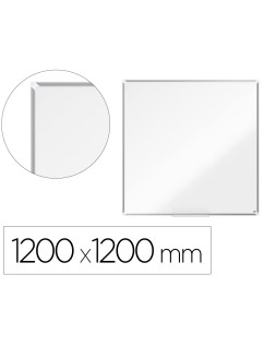 Pizarra blanca nobo premium plus melamina 1200x1200 mm