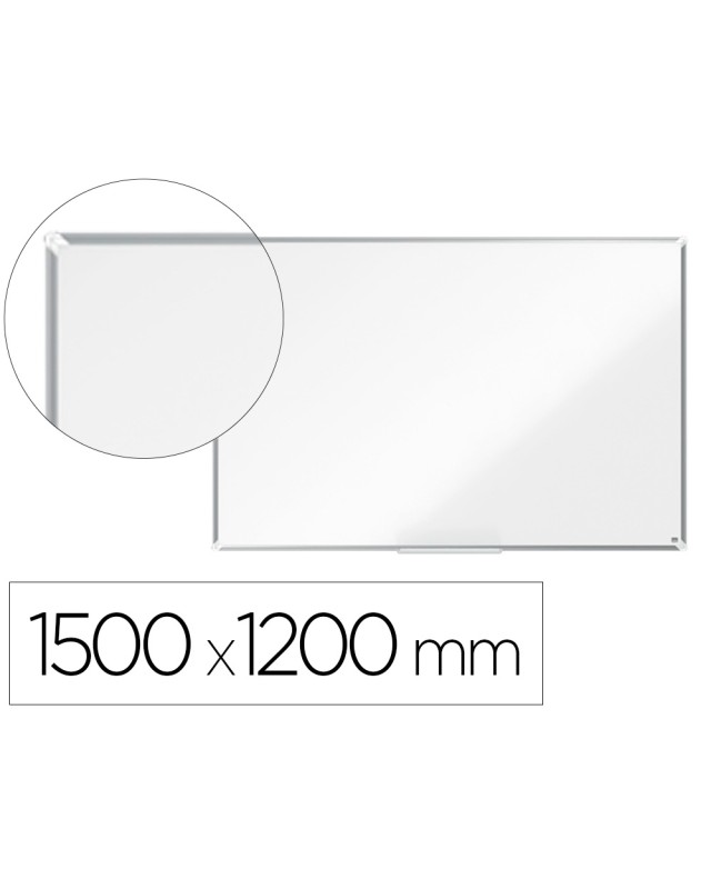 Pizarra blanca nobo premium plus melamina 1500x1200 mm