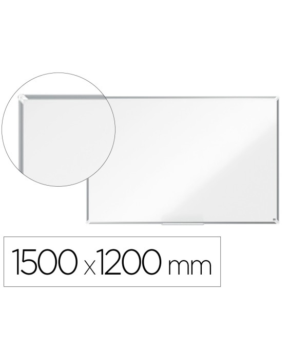Pizarra blanca nobo premium plus melamina 1500x1200 mm