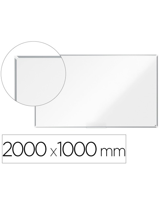Pizarra blanca nobo premium plus melamina 2000x1000 mm