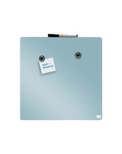 Pizarra nobo magnetica para el hogar color gris 360x360 mm
