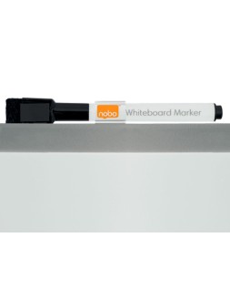 Pizarra blanca nobo magnetica con tablero de corcho 585x430 mm