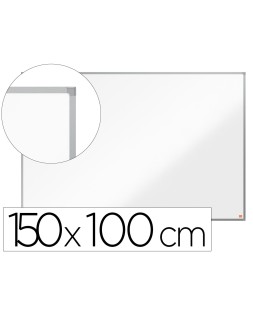 Pizarra blanca nobo essence acero lacado 1500x1000 mm