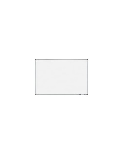 Pizarra blanca rocada lacada magnetica marco aluminio con cantoneras 100x150 cm