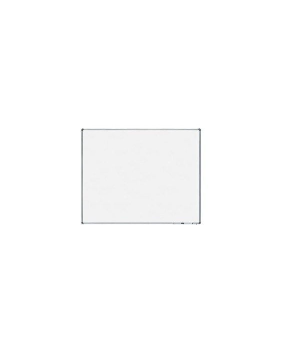 Pizarra blanca rocada lacada magnetica marco aluminio con cantoneras 120x150 cm