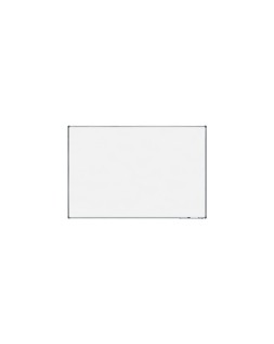 Pizarra blanca rocada lacada magnetica marco aluminio con cantoneras 120x180 cm