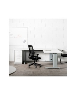 Pizarra blanca rocada lacada magnetica marco aluminio con cantoneras 120x180 cm