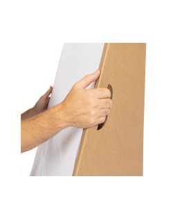 Pizarra de conferencias rocada carton reciclado 100% reciclable 700x1780 mm