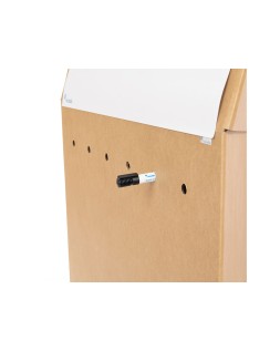 Pizarra de conferencias rocada carton reciclado 100% reciclable 700x1780 mm