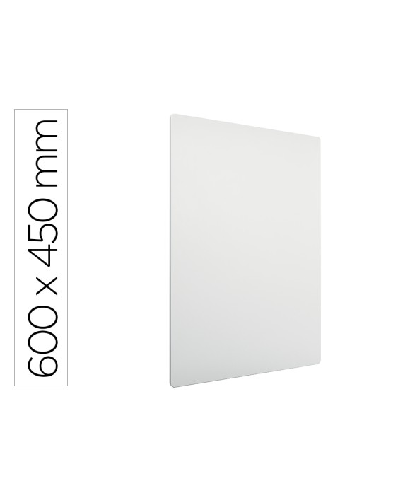 Pizarra blanca nobo modular sin marco acero magnetica 600x450 mm