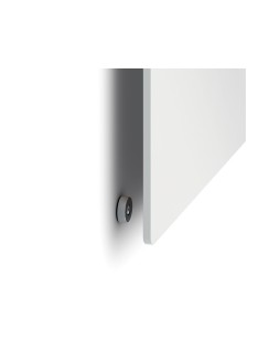 Pizarra blanca nobo modular sin marco acero magnetica 600x450 mm