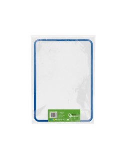 Pizarra blanca liderpapel 21x30 cm magnetica doble cara lisa con rotulador iman y borrador