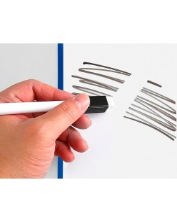 Pizarra blanca liderpapel 21x30 cm magnetica doble cara lisa con rotulador iman y borrador