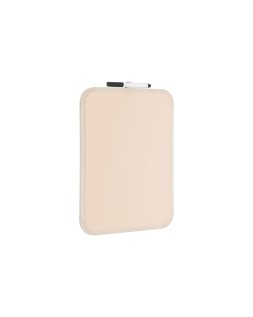 Pizarra blanca bi-office easy magnetica con rotulador color beige 279x355 mm