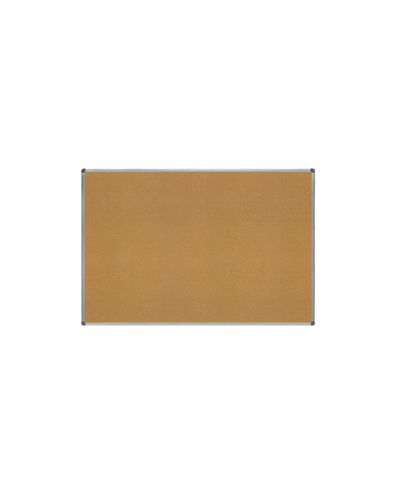 Pizarra corcho rocada marco aluminio con cantoneras 100x150 cm