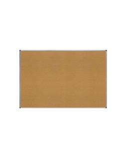 Pizarra corcho rocada marco aluminio con cantoneras 120x180 cm