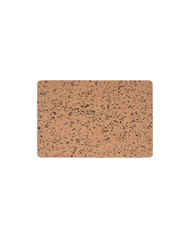 Tablero corcho sin marco bi-office eco doble cara con goma eva negra 600x400 mm