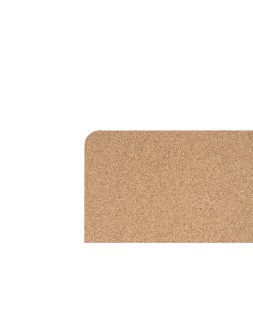 Tablero corcho sin marco bi-office eco doble cara con goma eva negra 600x400 mm