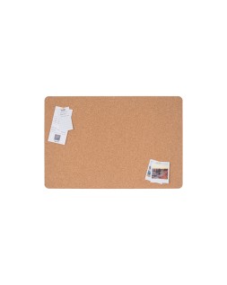 Tablero corcho sin marco bi-office eco doble cara con goma eva negra 600x400 mm