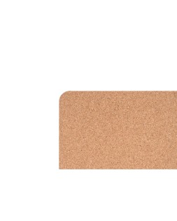 Tablero corcho sin marco bi-office eco doble cara con goma eva negra 600x400 mm