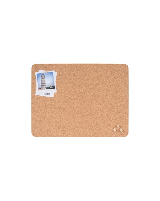 Tablero corcho sin marco bi-office eco doble cara 400x300 mm