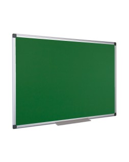 Pizarra verde q-connect mural marco de aluminio 200x100 cm sin repisa